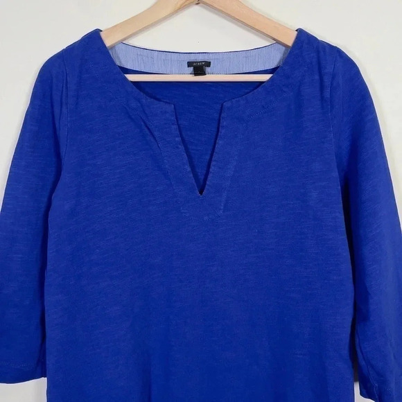 J.CREW | TUNIC DRESS IN ROYAL  BLUE - Picture 3 of 13